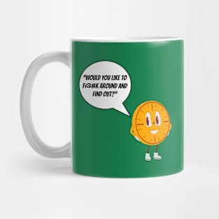 THE FIND OUT BUBBLE CLOCK! Mug